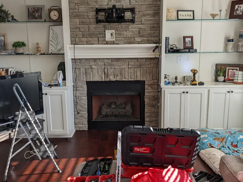 Fireplace TV mount Crestwood