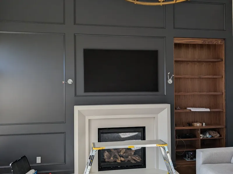 Fireplace TV mount Hillcrest Oldham County