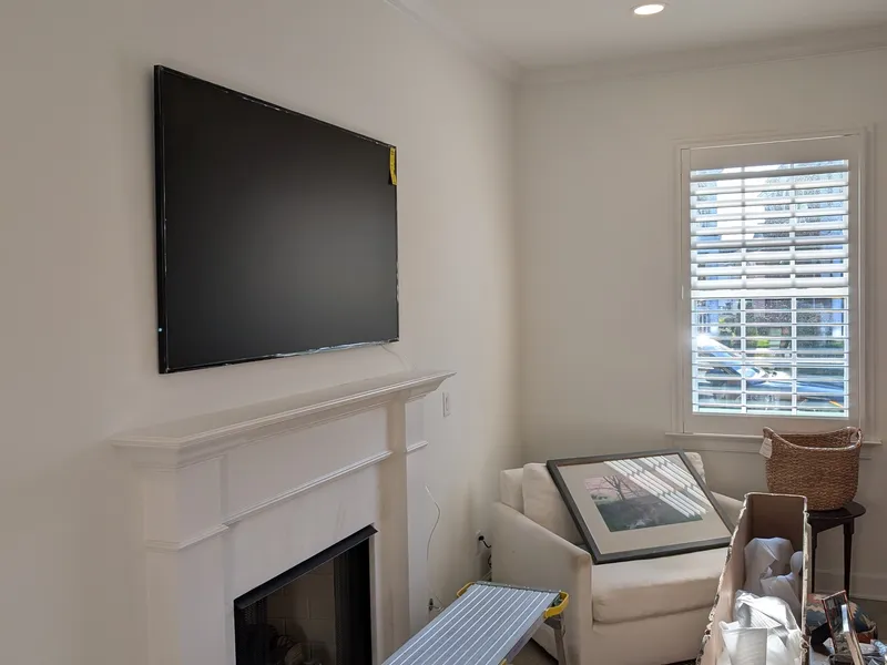 Fireplace TV mount in Norton Commons