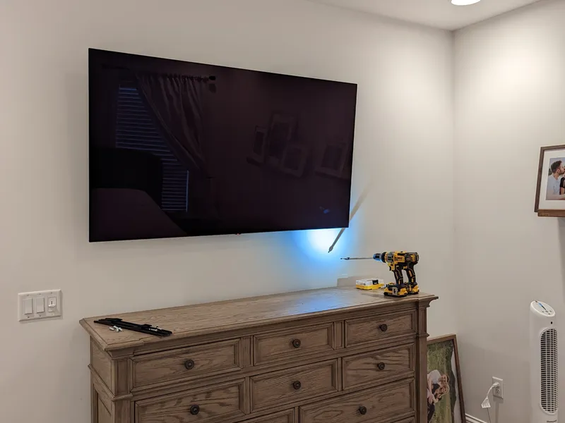 Living room TV installation Norton Commons KY