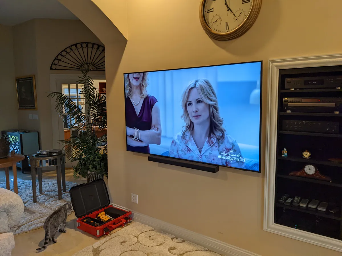 TV installation by Rock Paper TV