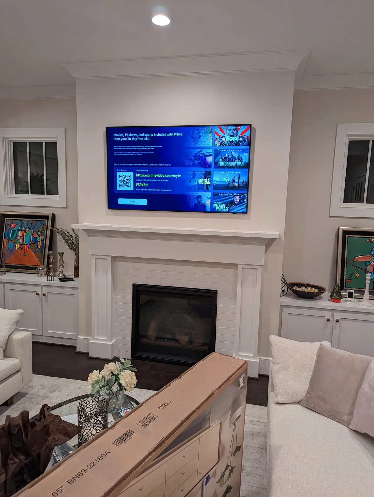 TV installation by Rock Paper TV