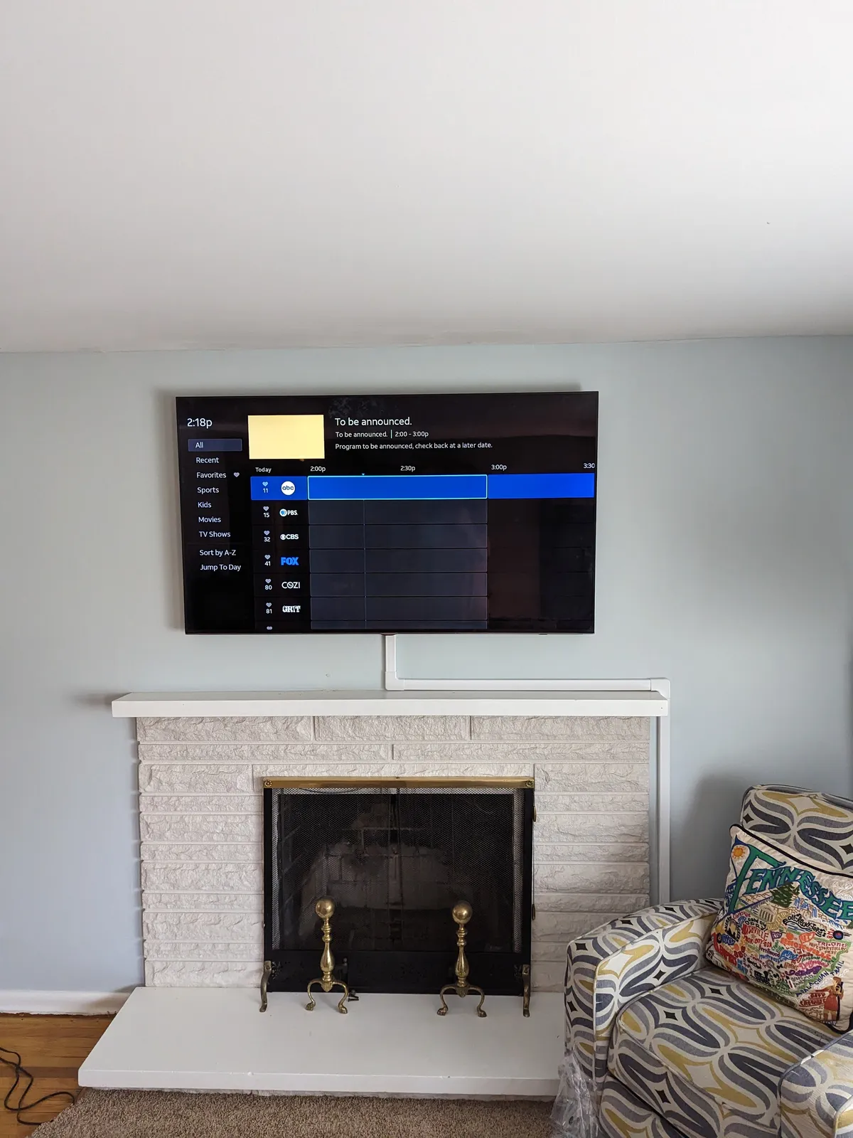 TV installation by Rock Paper TV