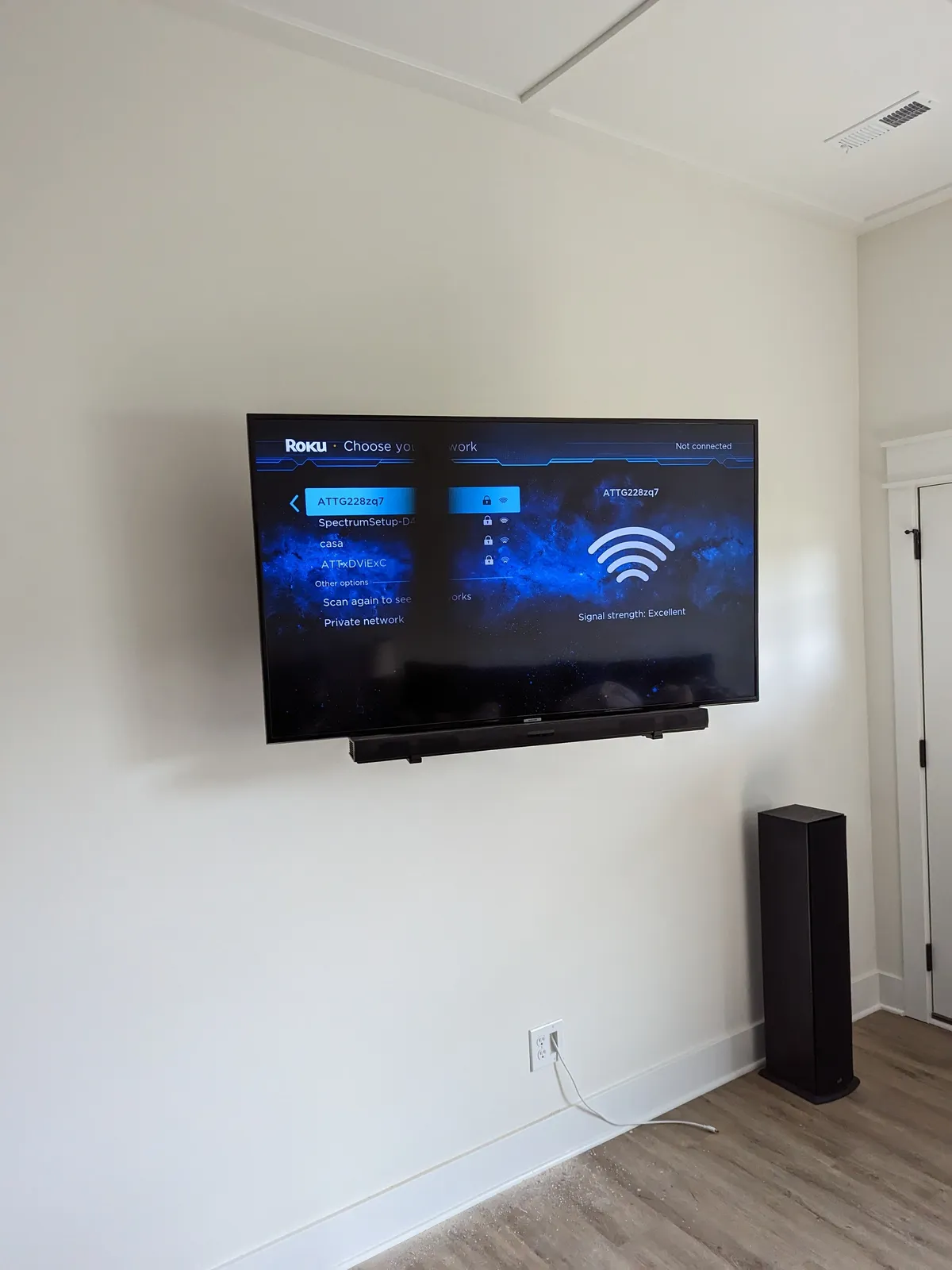 TV installation by Rock Paper TV