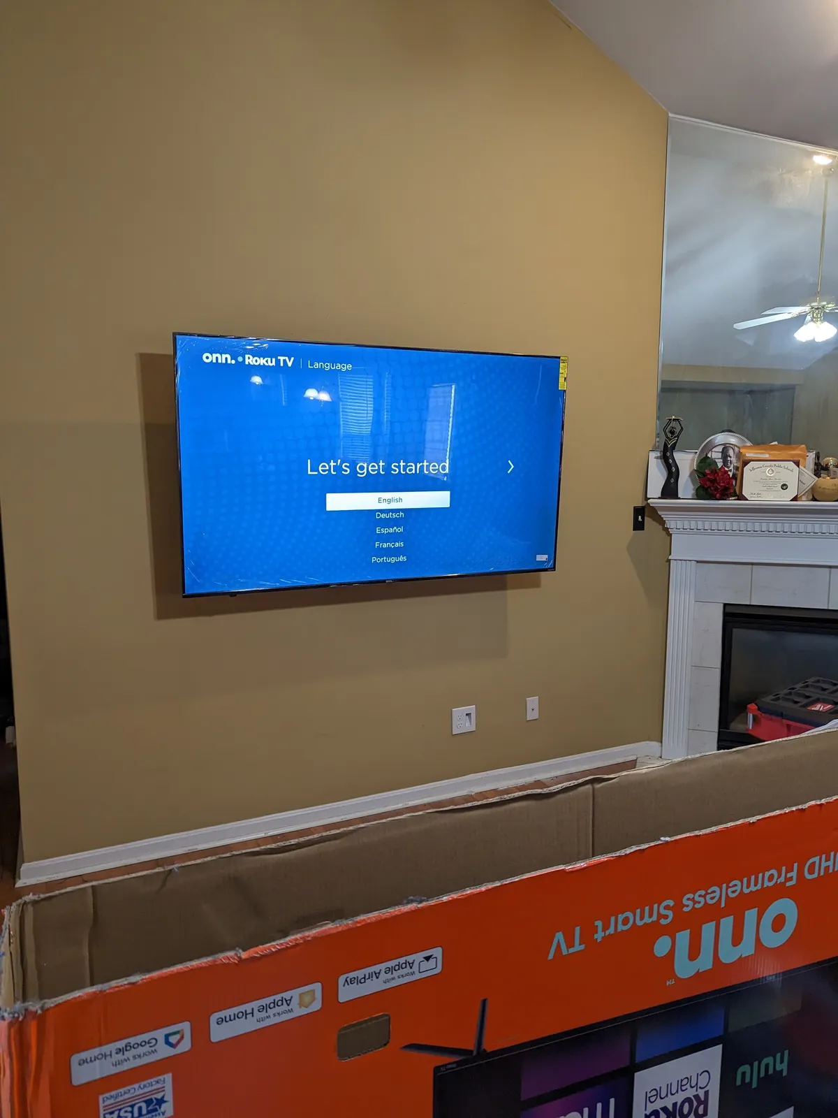 TV installation by Rock Paper TV