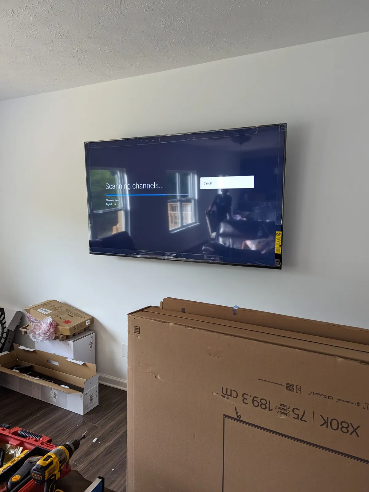 TV installation by Rock Paper TV