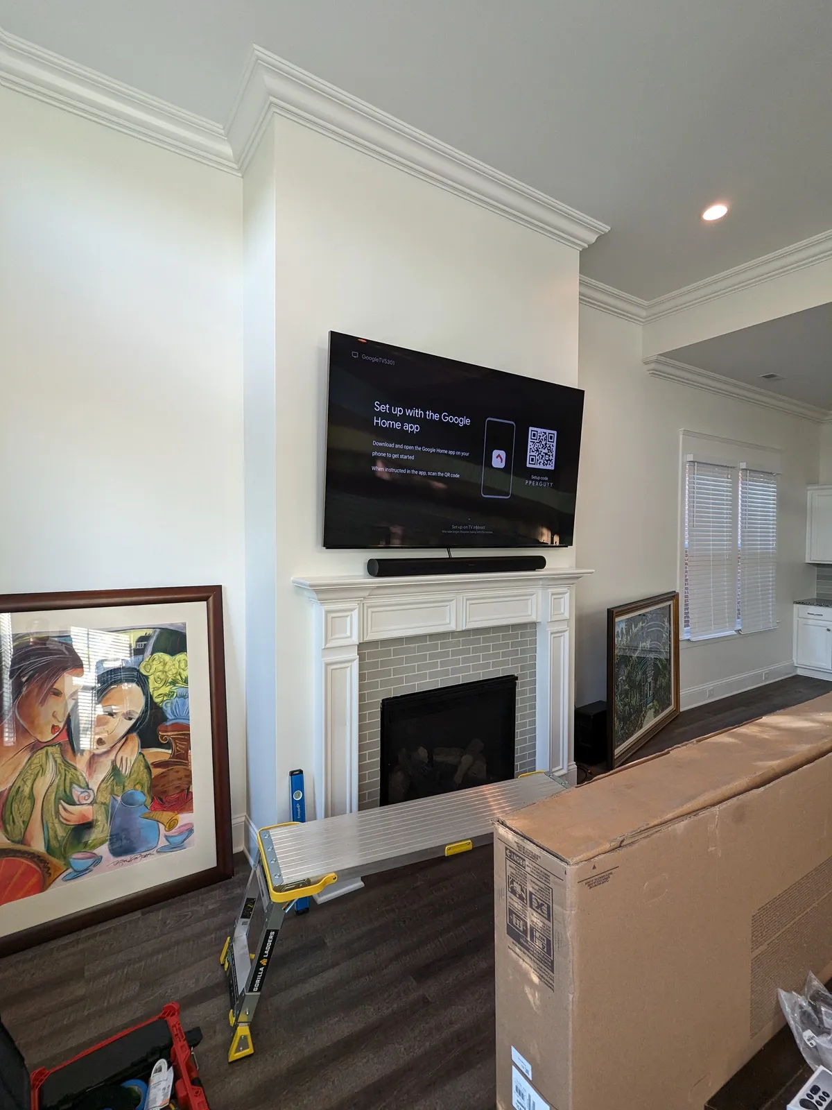 TV installation by Rock Paper TV