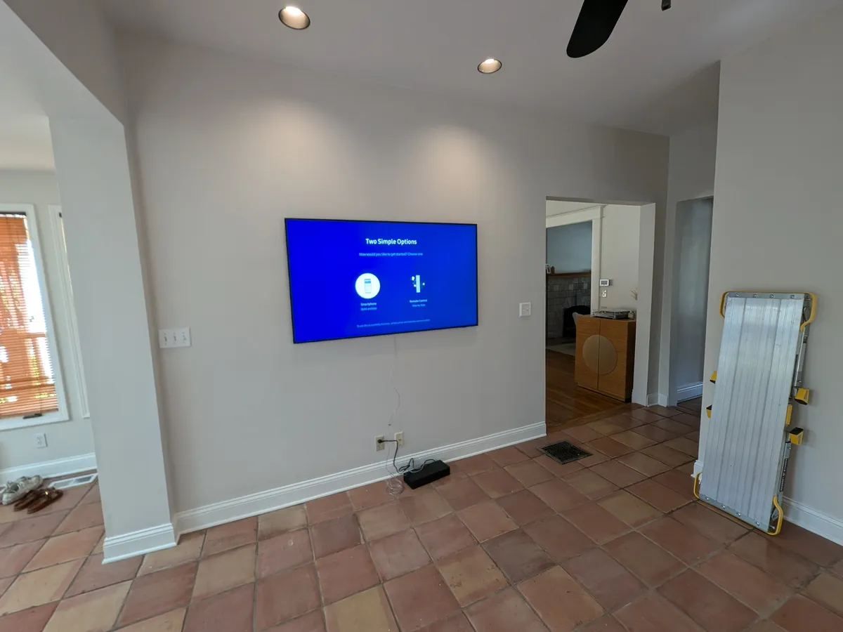 TV installation by Rock Paper TV