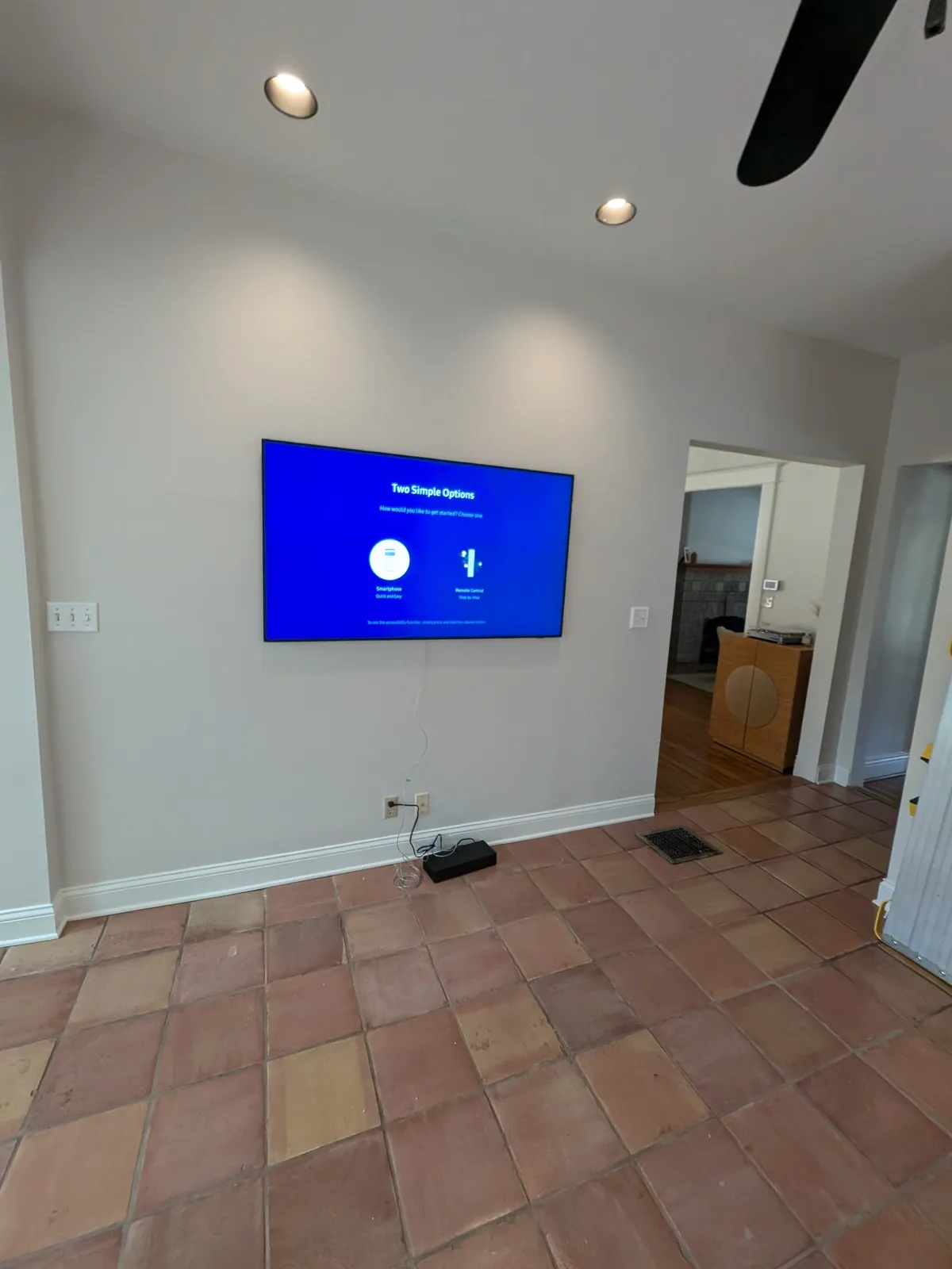 TV installation by Rock Paper TV