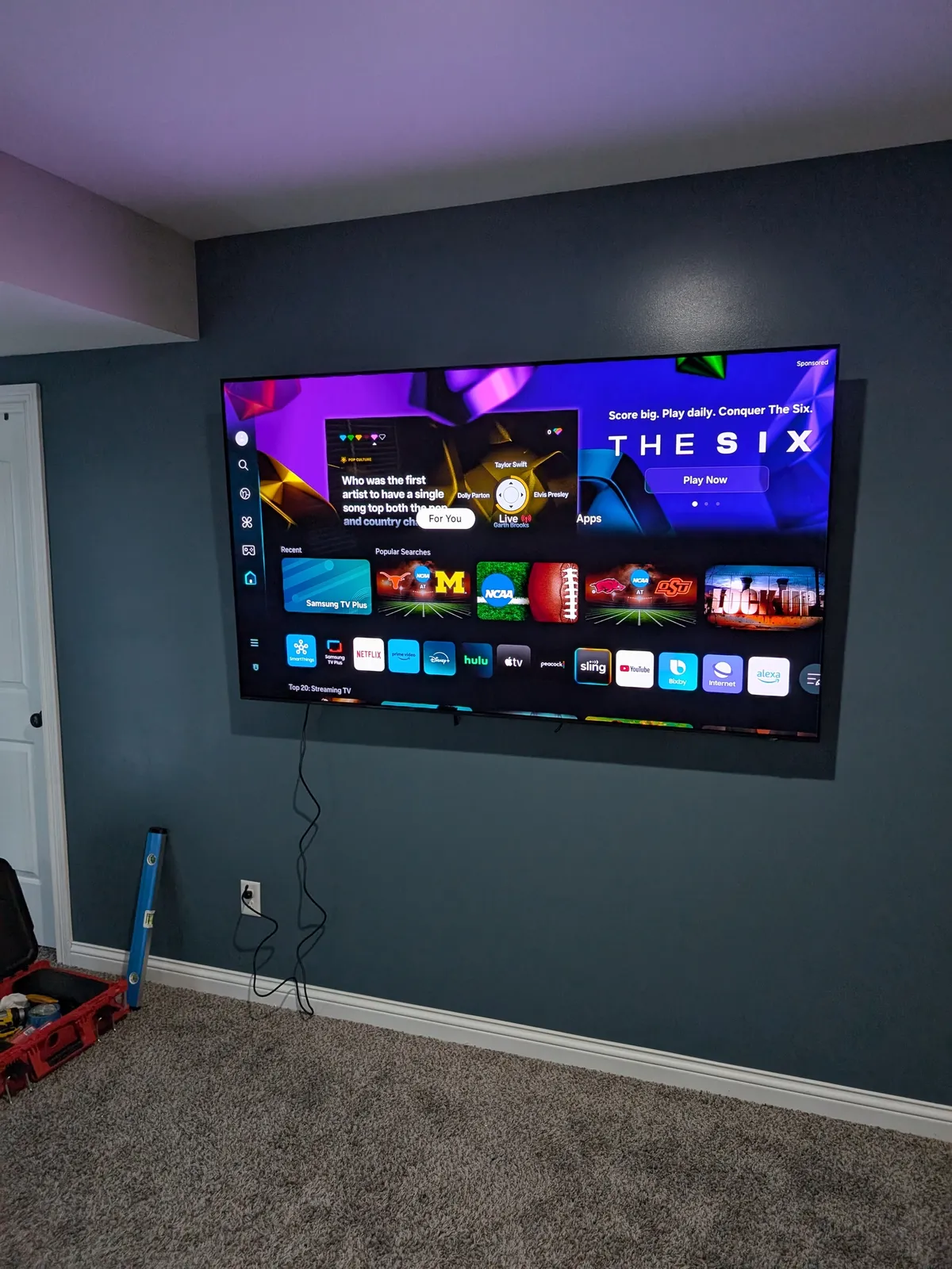 TV installation by Rock Paper TV