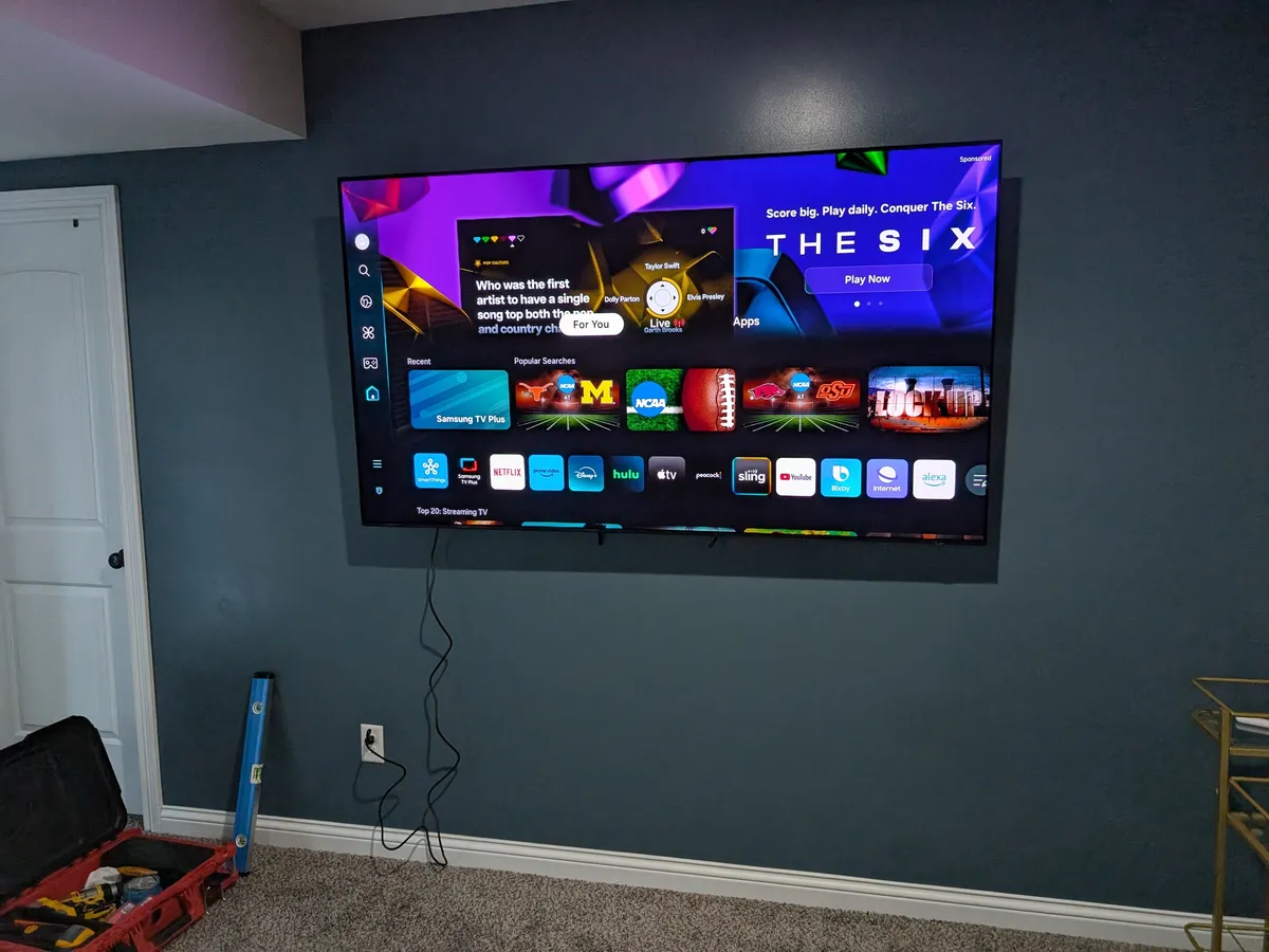 TV installation by Rock Paper TV