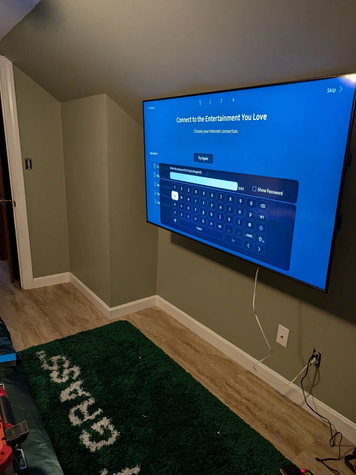 TV installation by Rock Paper TV