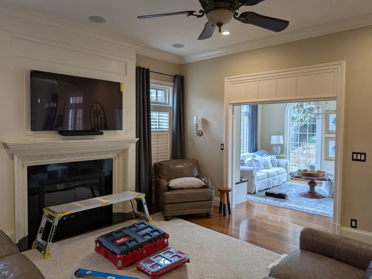 TV installation by Rock Paper TV