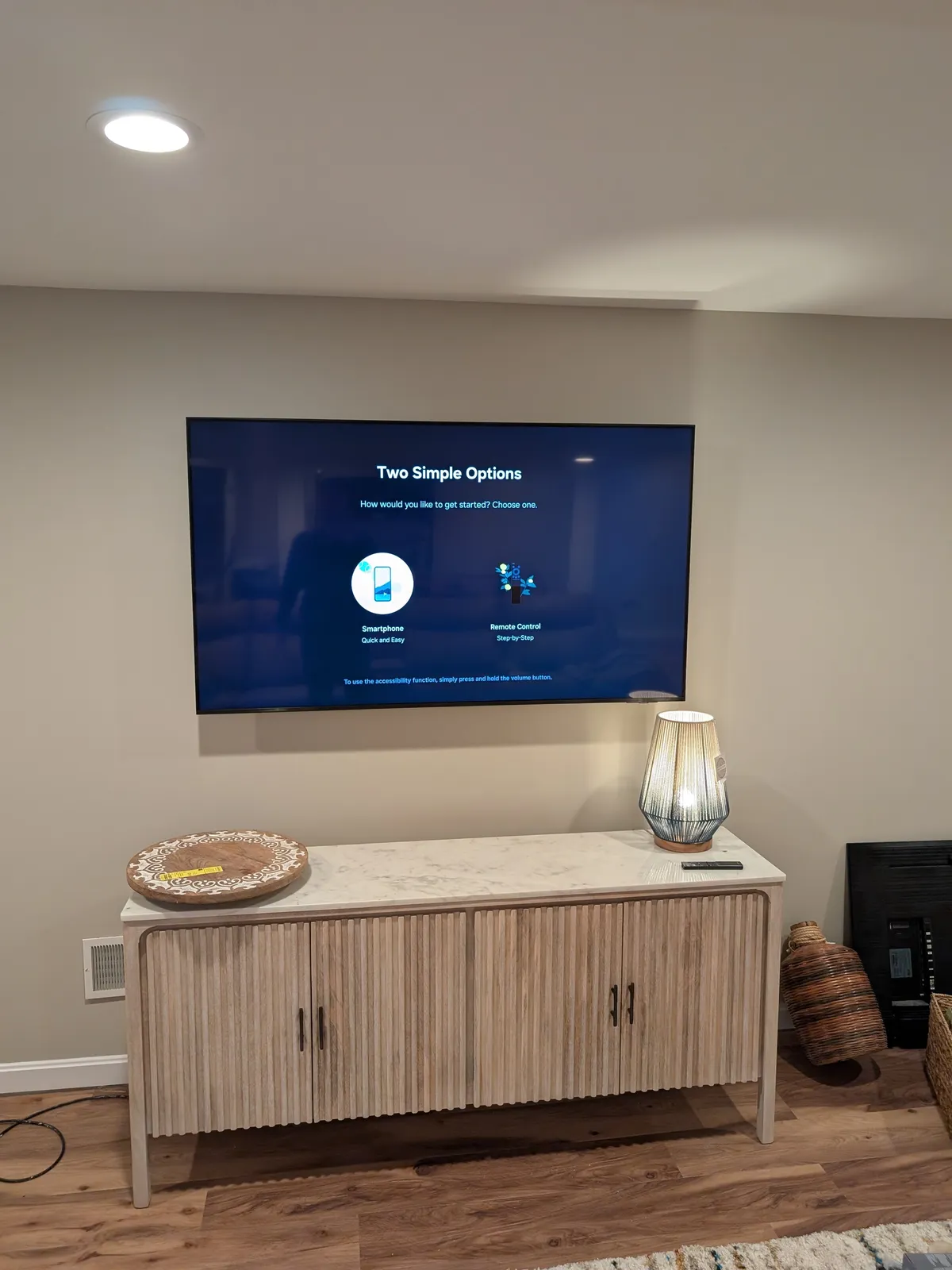 TV installation by Rock Paper TV